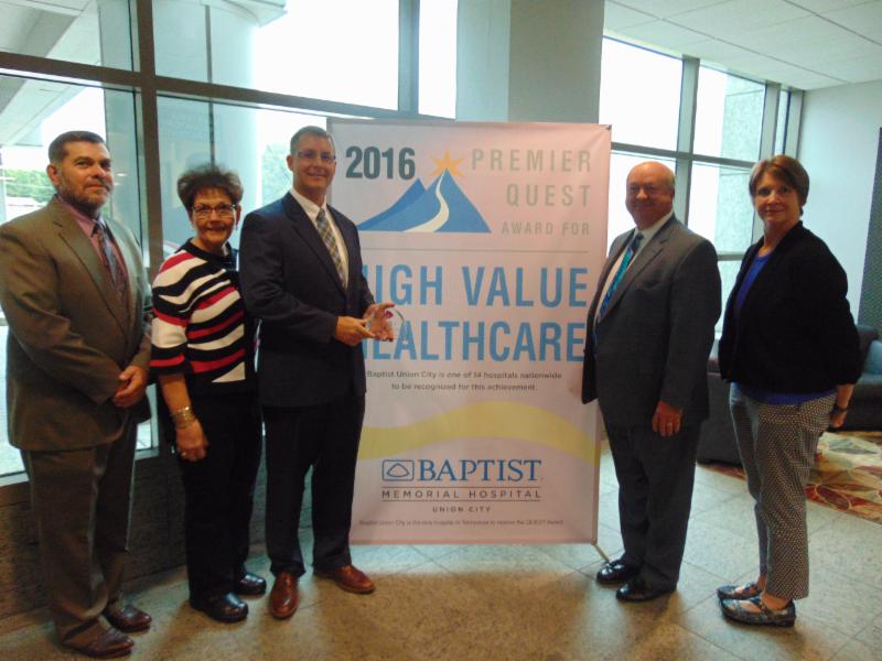 BMH-Union City Recognized for  Safe, Efficient and Effective Care