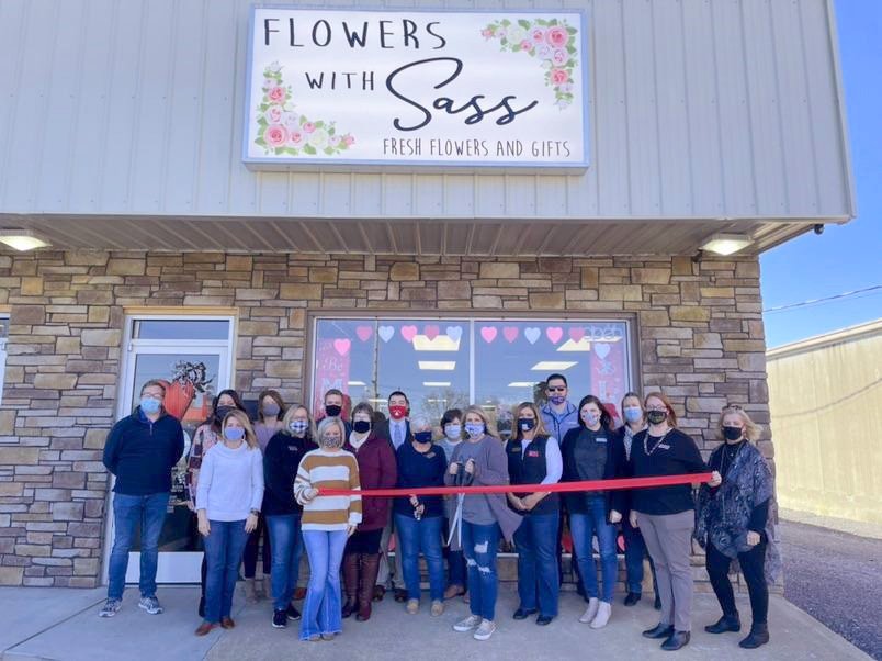 Flowers with Sass - Ribbon Cutting