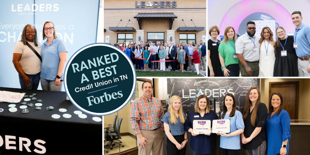 Forbes names Leaders a Top Credit Union in Tennessee