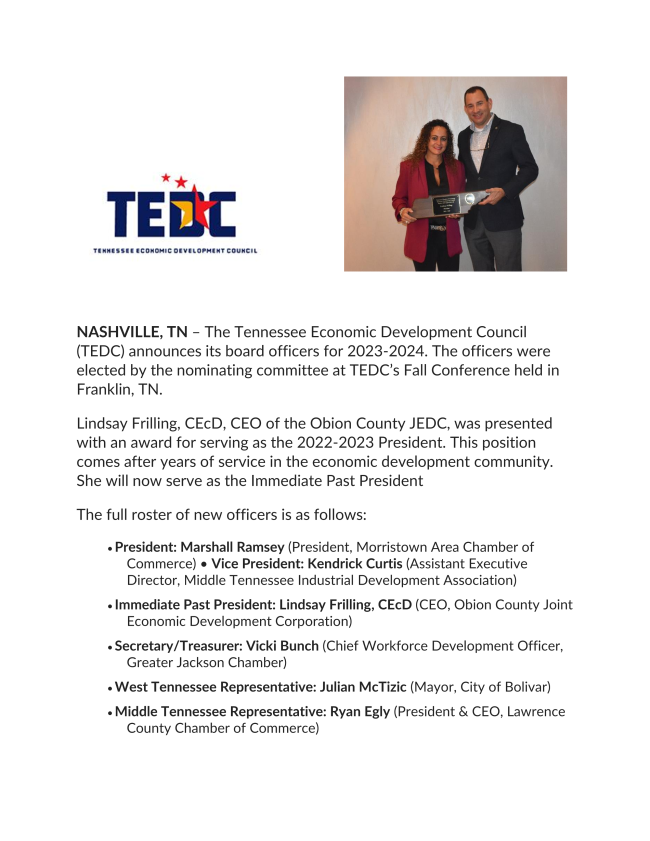 Lindsay Frilling TEDC November 2023